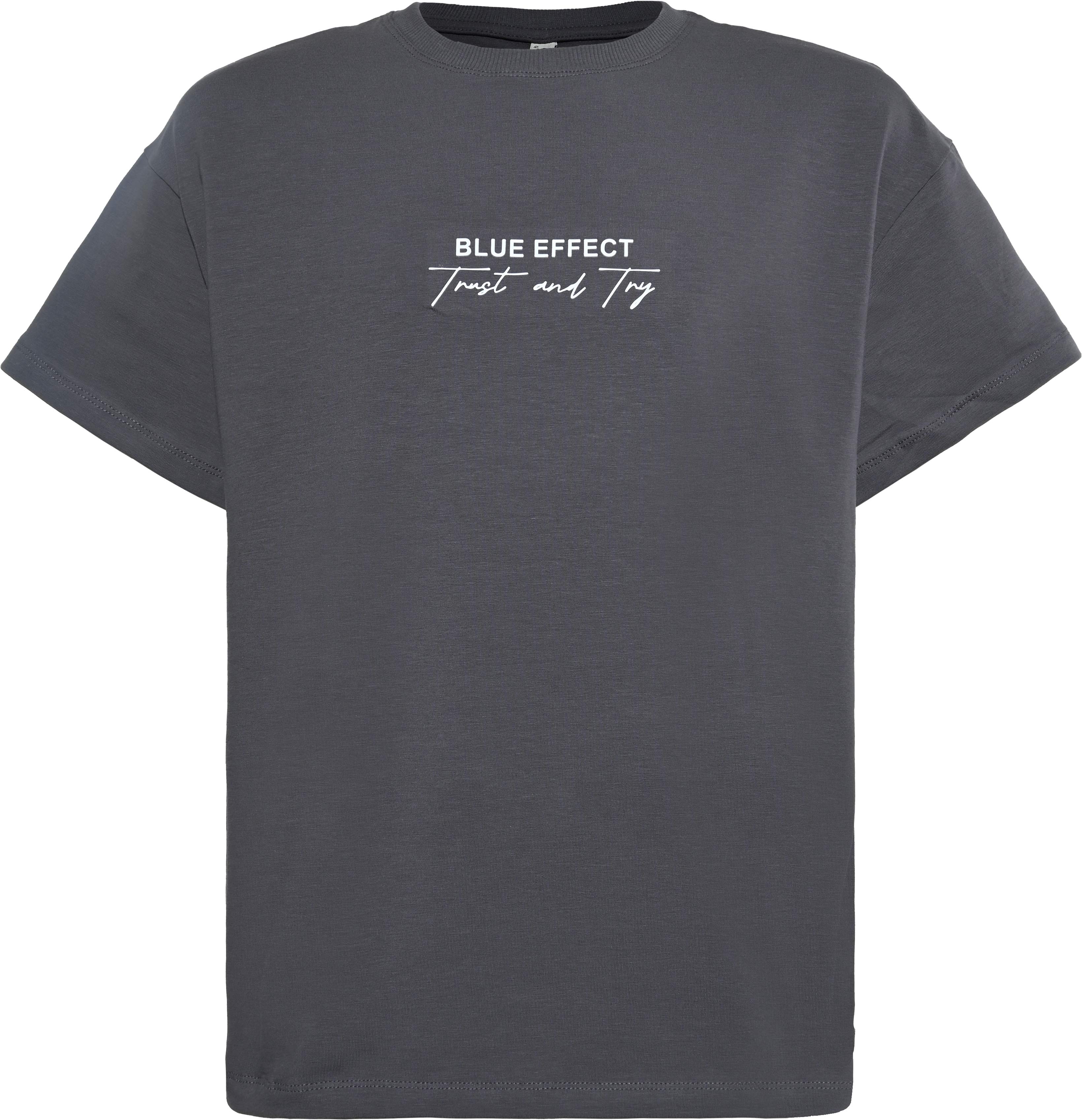 6348-Boys Oversized T-Shirt -Blue Effect