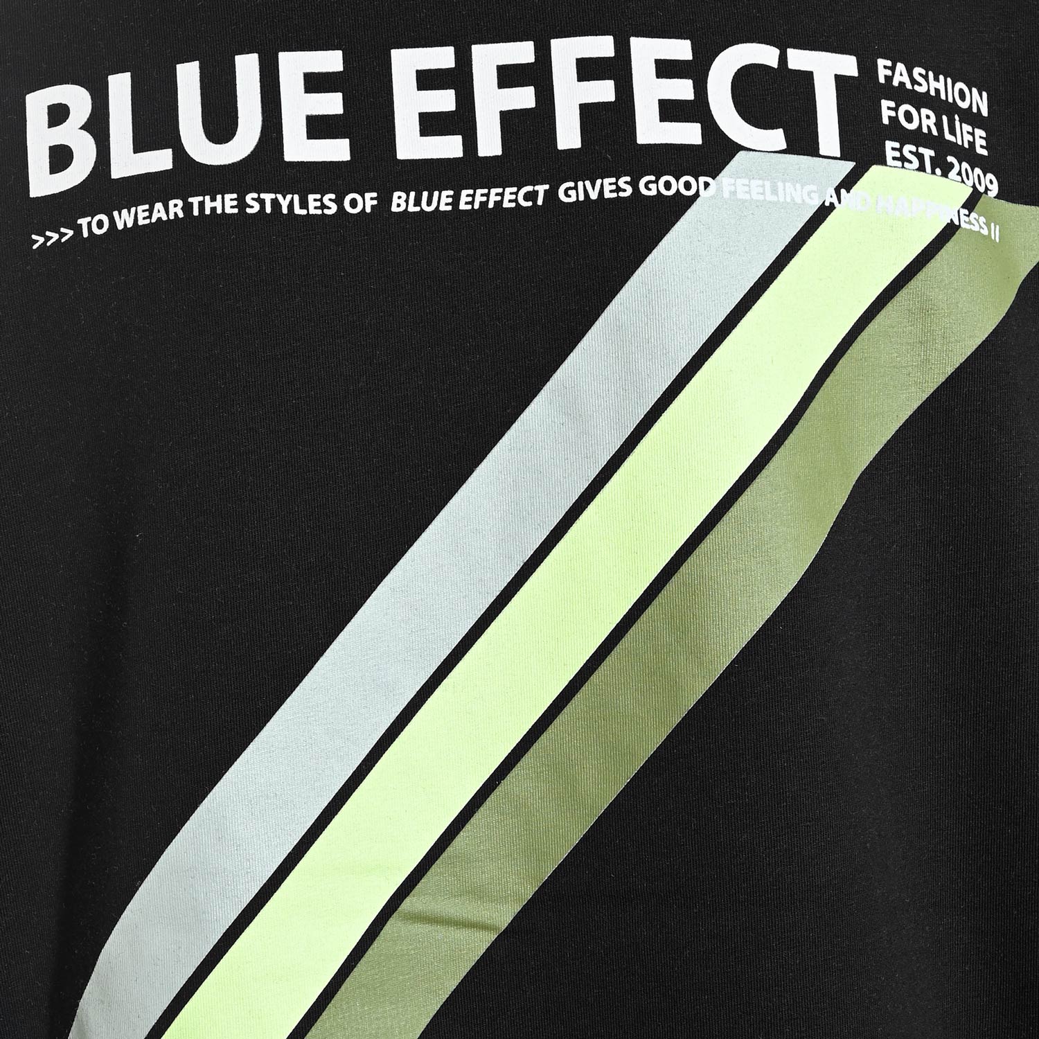 6338-Boys Oversized T-Shirt -Blue Effect