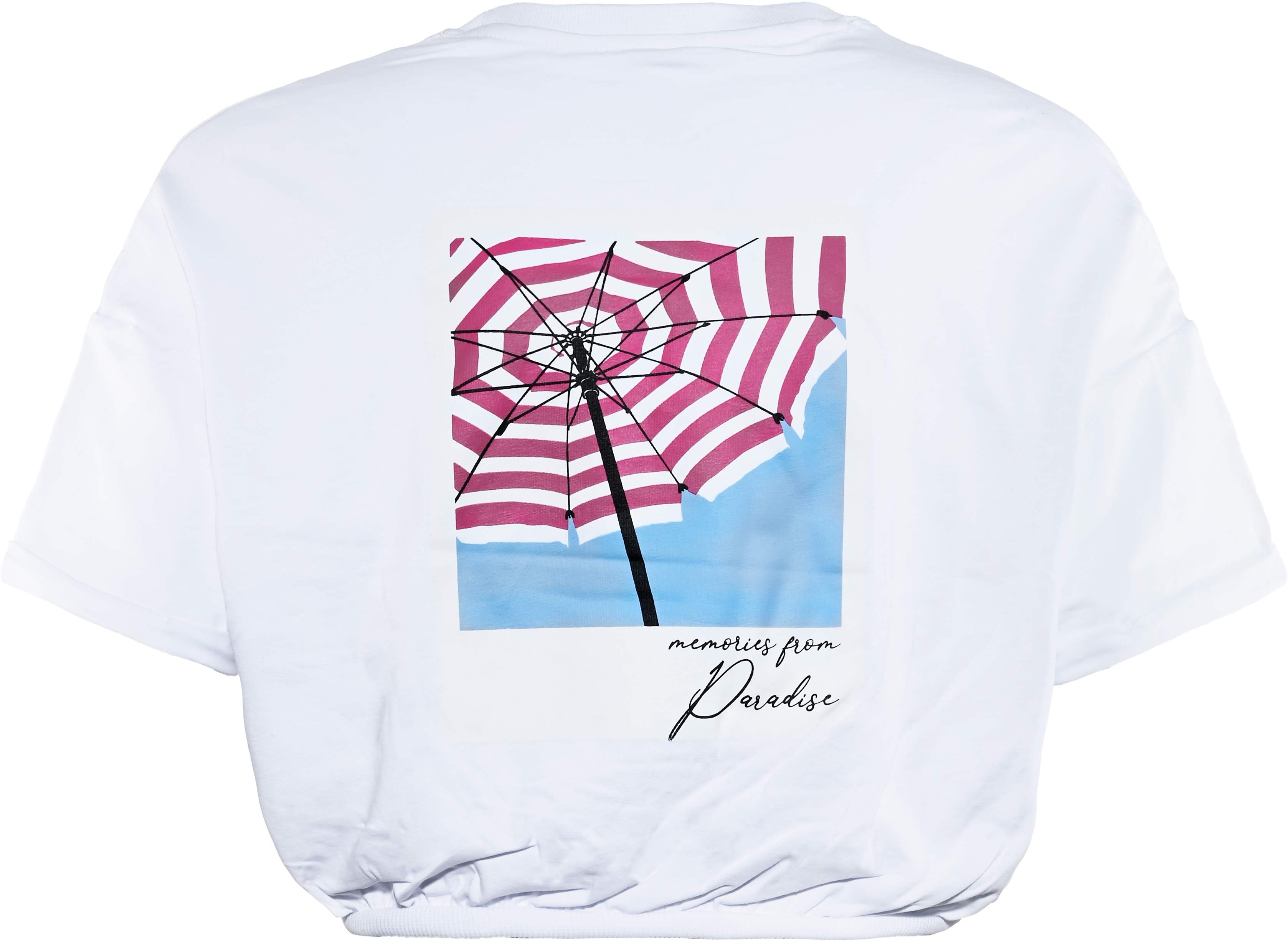 5972-Girls Crop T-Shirt -Paradise