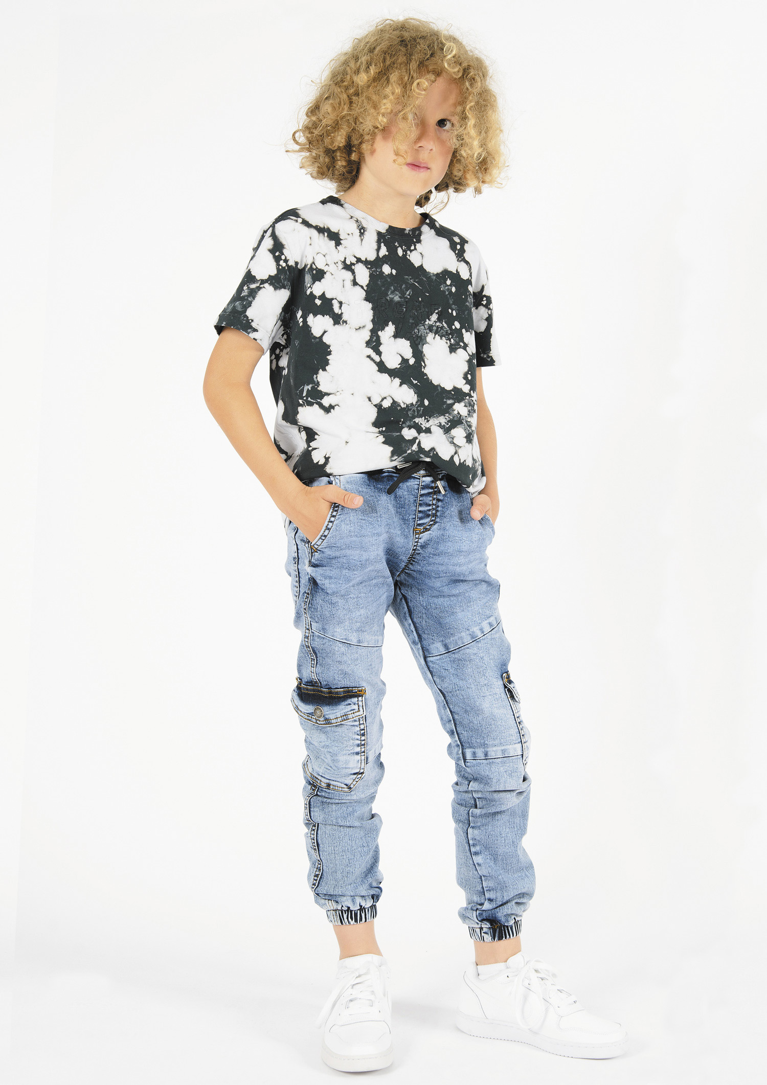 2838-Boys Cargo Jean Joggpant Ultrastretch, available in Normal
