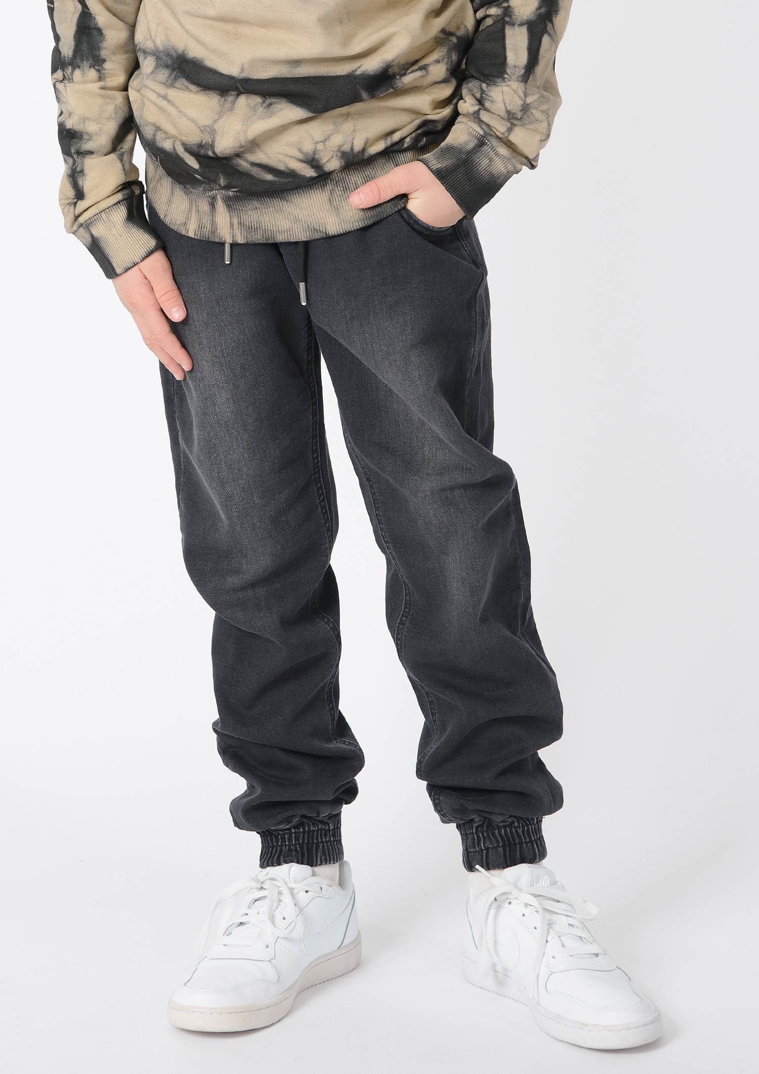 2848-Boys Sweat Denim Joggpant available in Normal