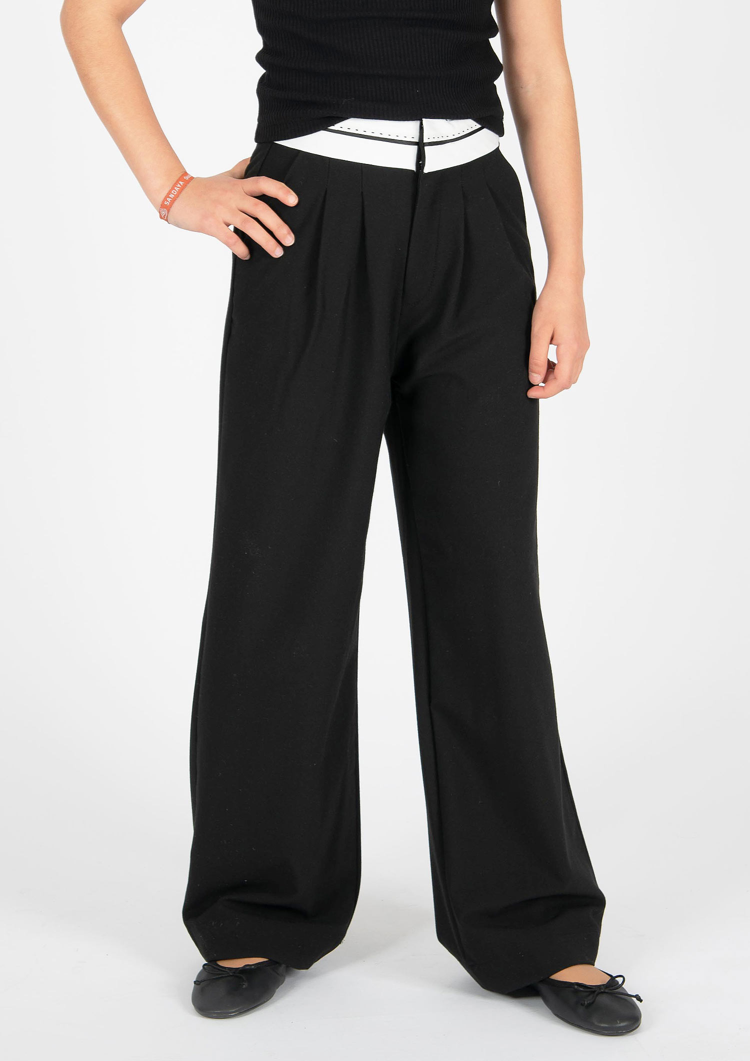 1375-Girls Straight Pant available in normal, slim