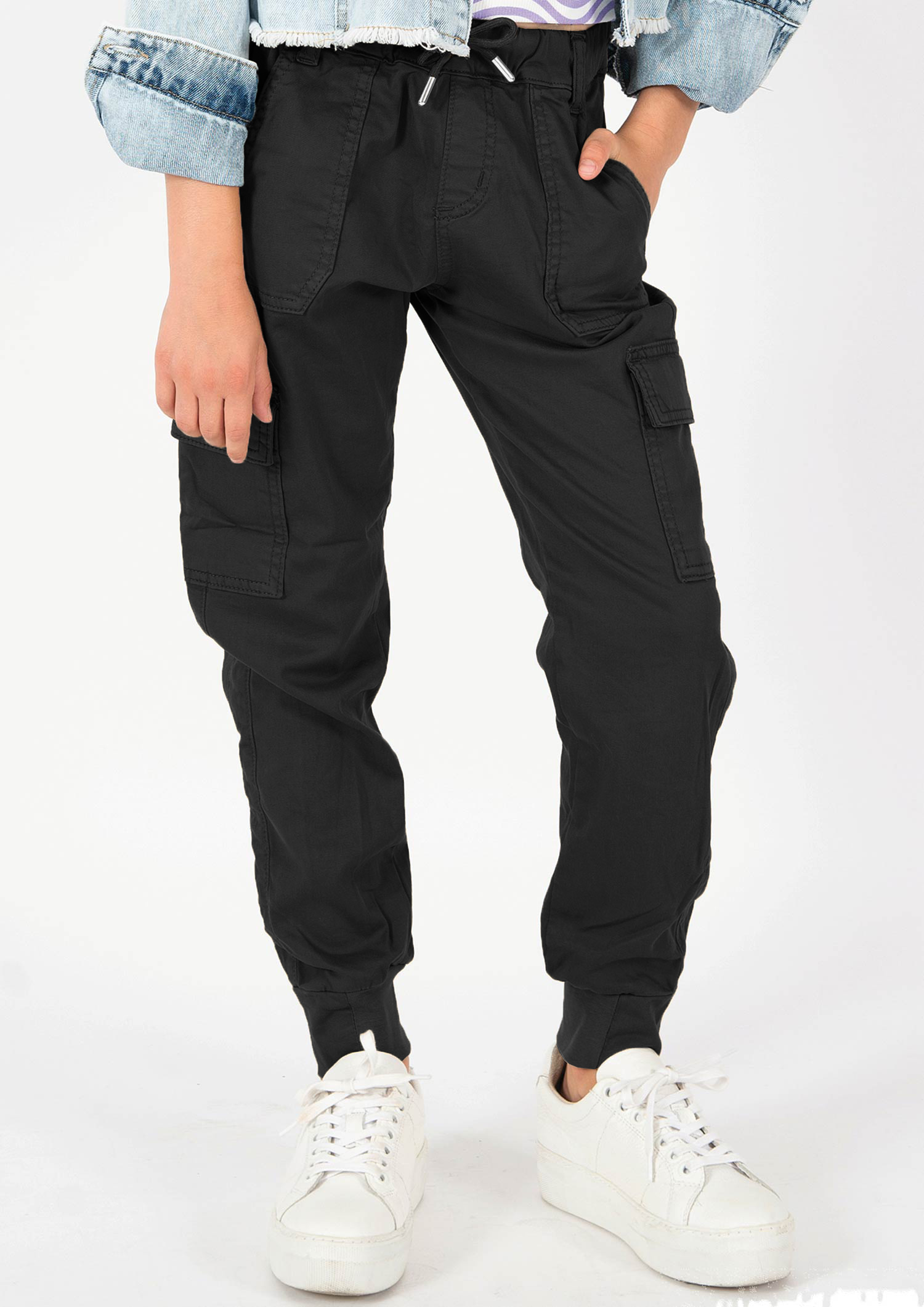 1385-Girls Cargo Jogger Pant Streetwear, avaible in Slim,Normal