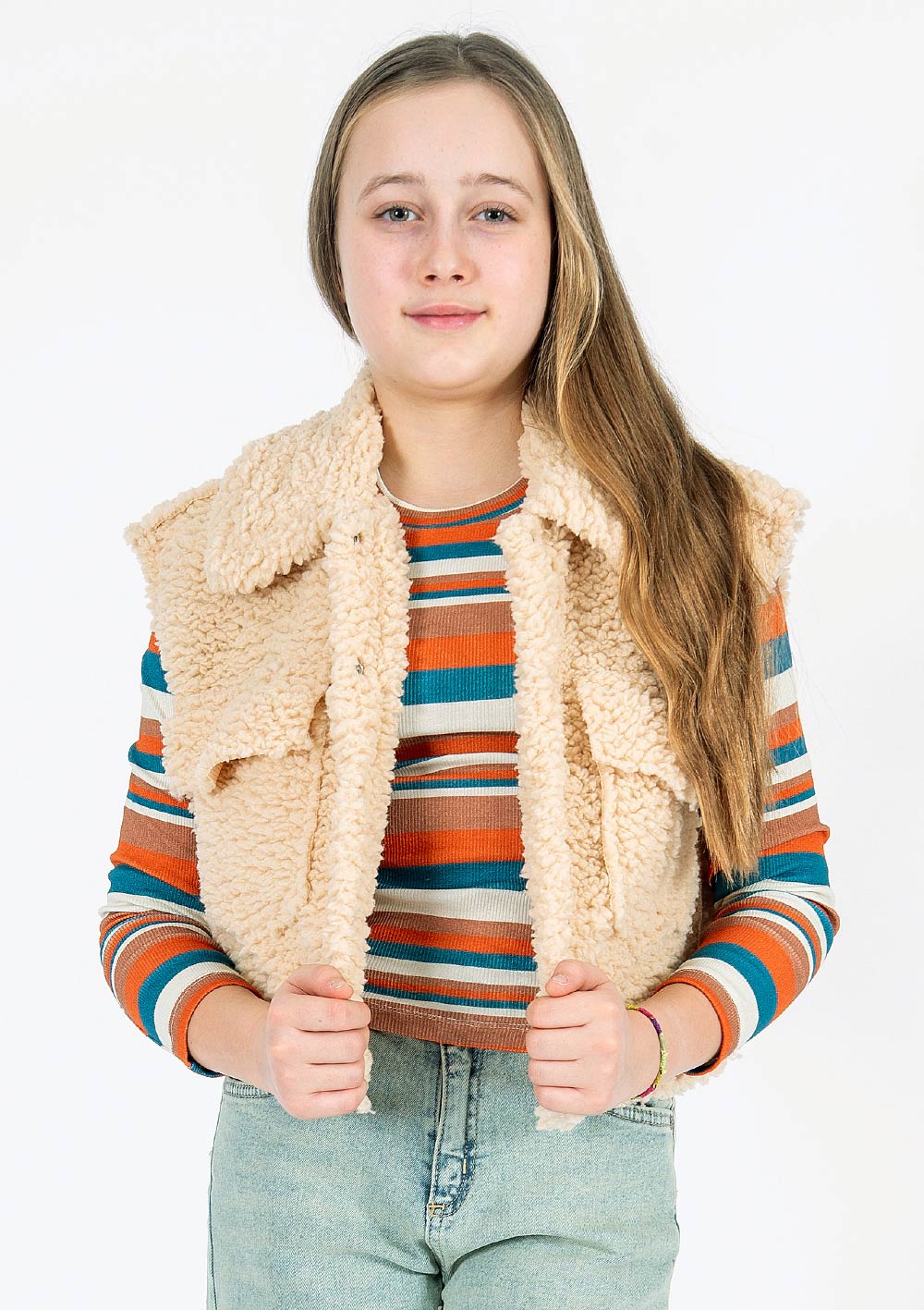 5773-Girls Boxy Longsleeve