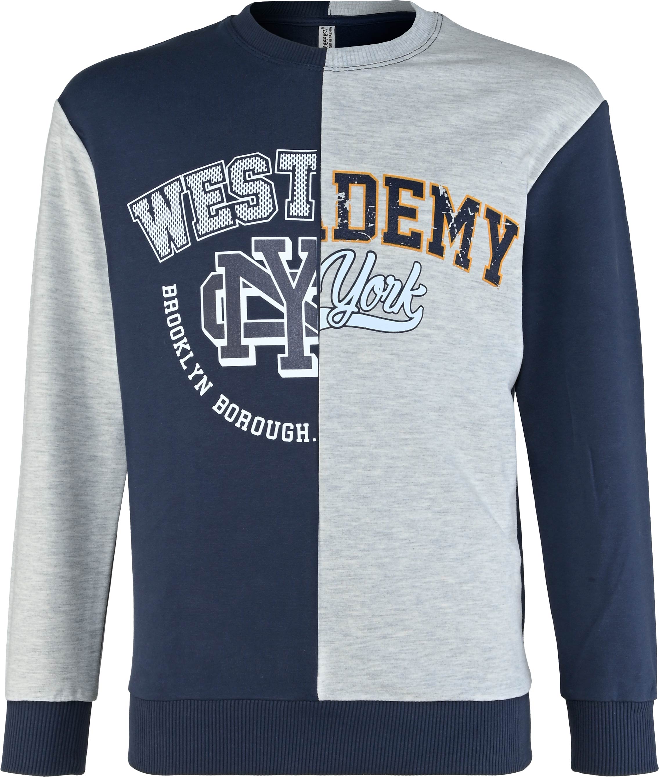 6230-Boys Sweatshirt Color Blocked, West Demy
