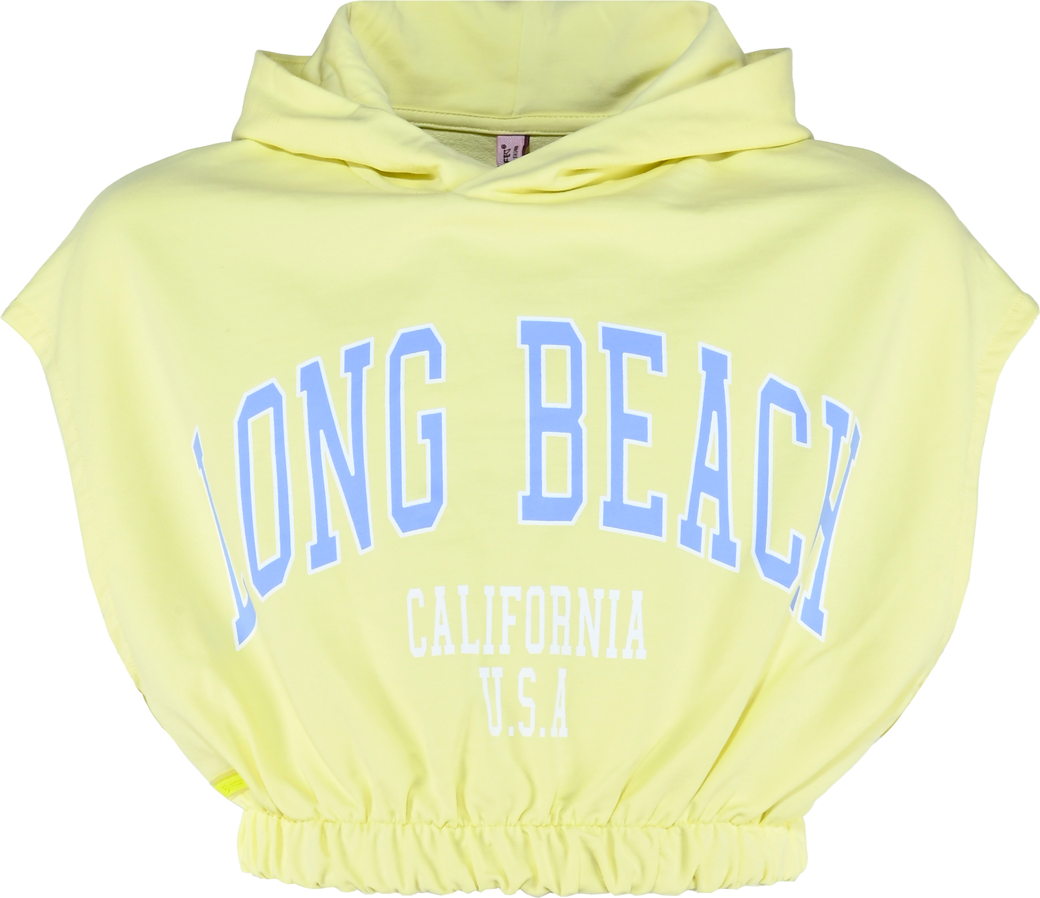 5764-Girls Hooded Boxy Top -Long Beach