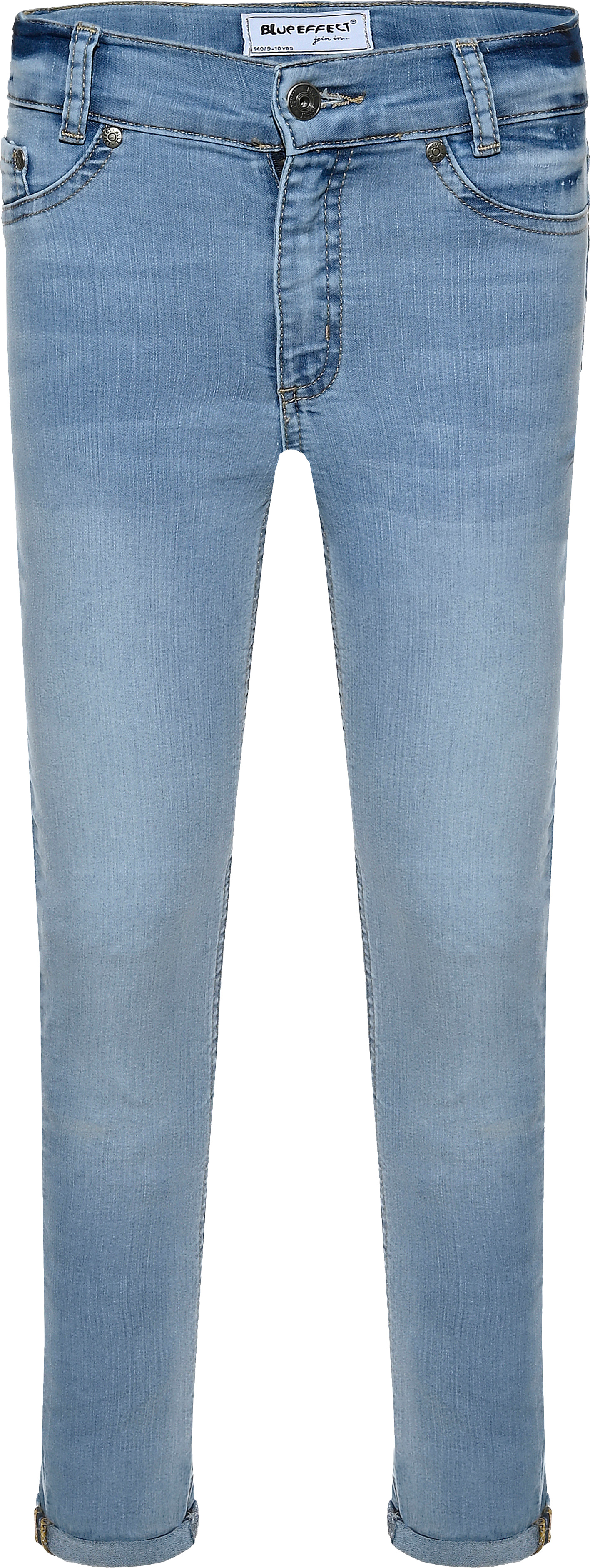1184-Girls High-Waist Jeans Cropped, Ultrastretch, verfügbar in Slim,Normal