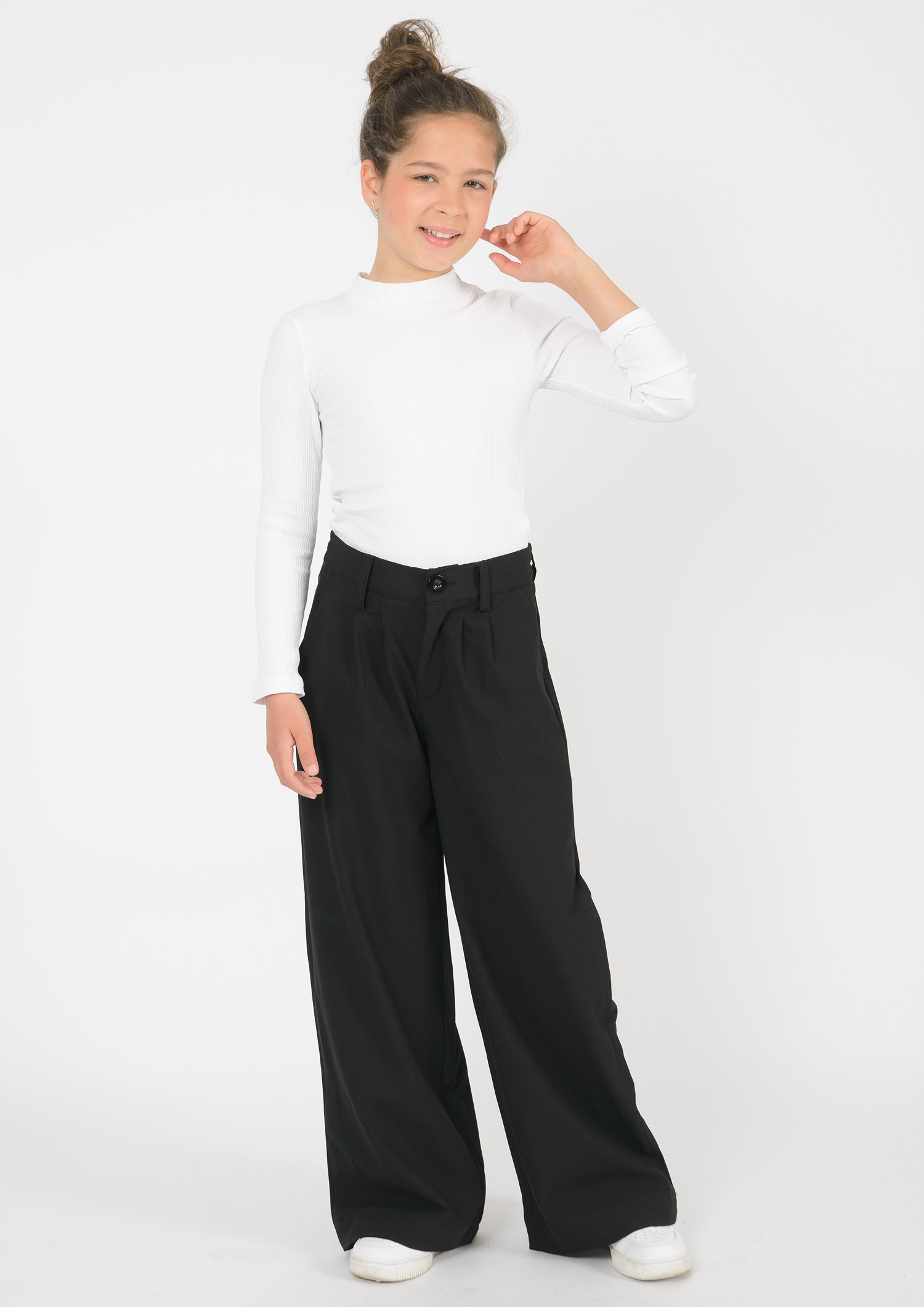 1370-Girls Wide Leg Pant available in normal, slim