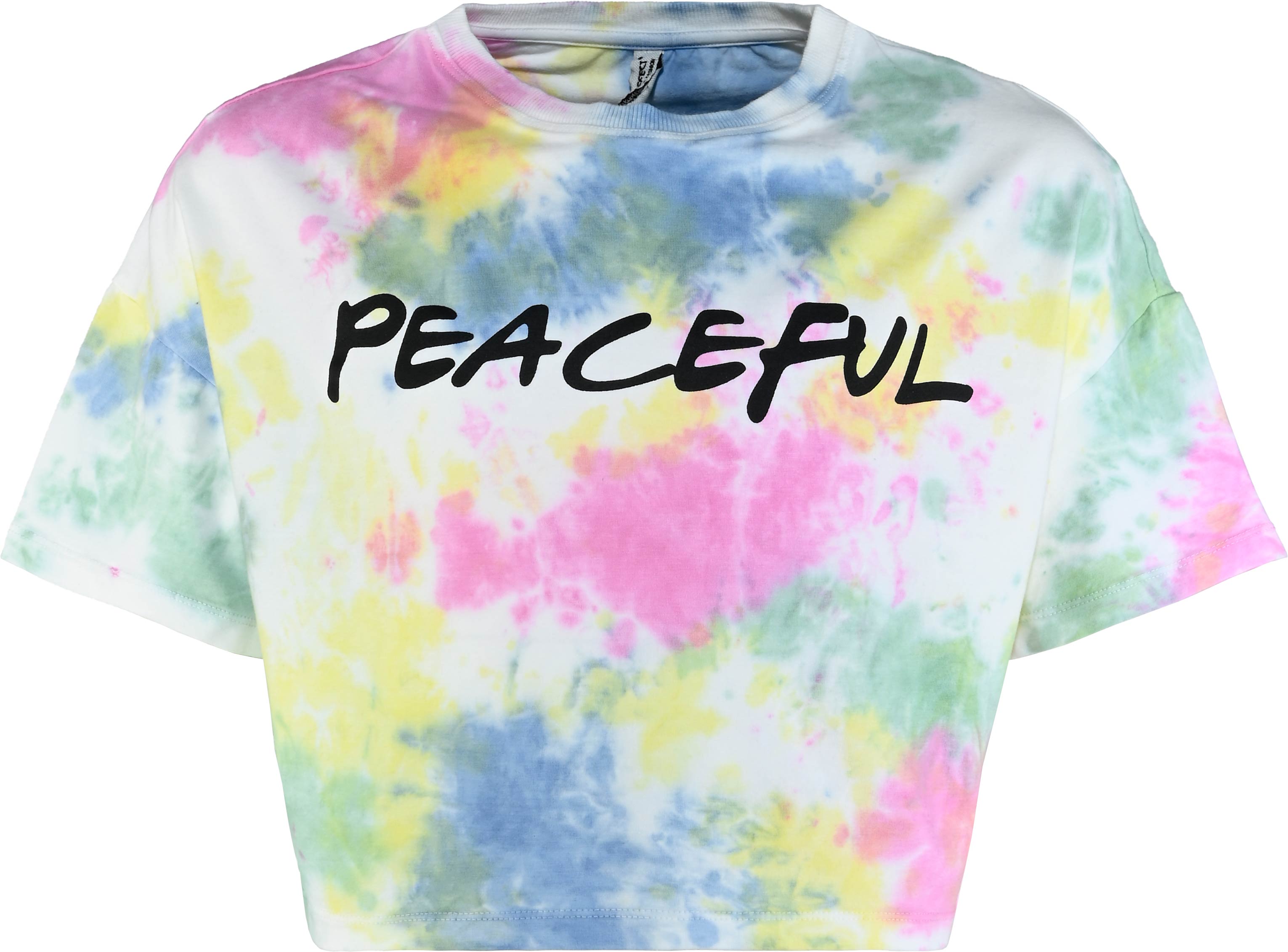 5878-Girls Boxy T-Shirt -Peaceful