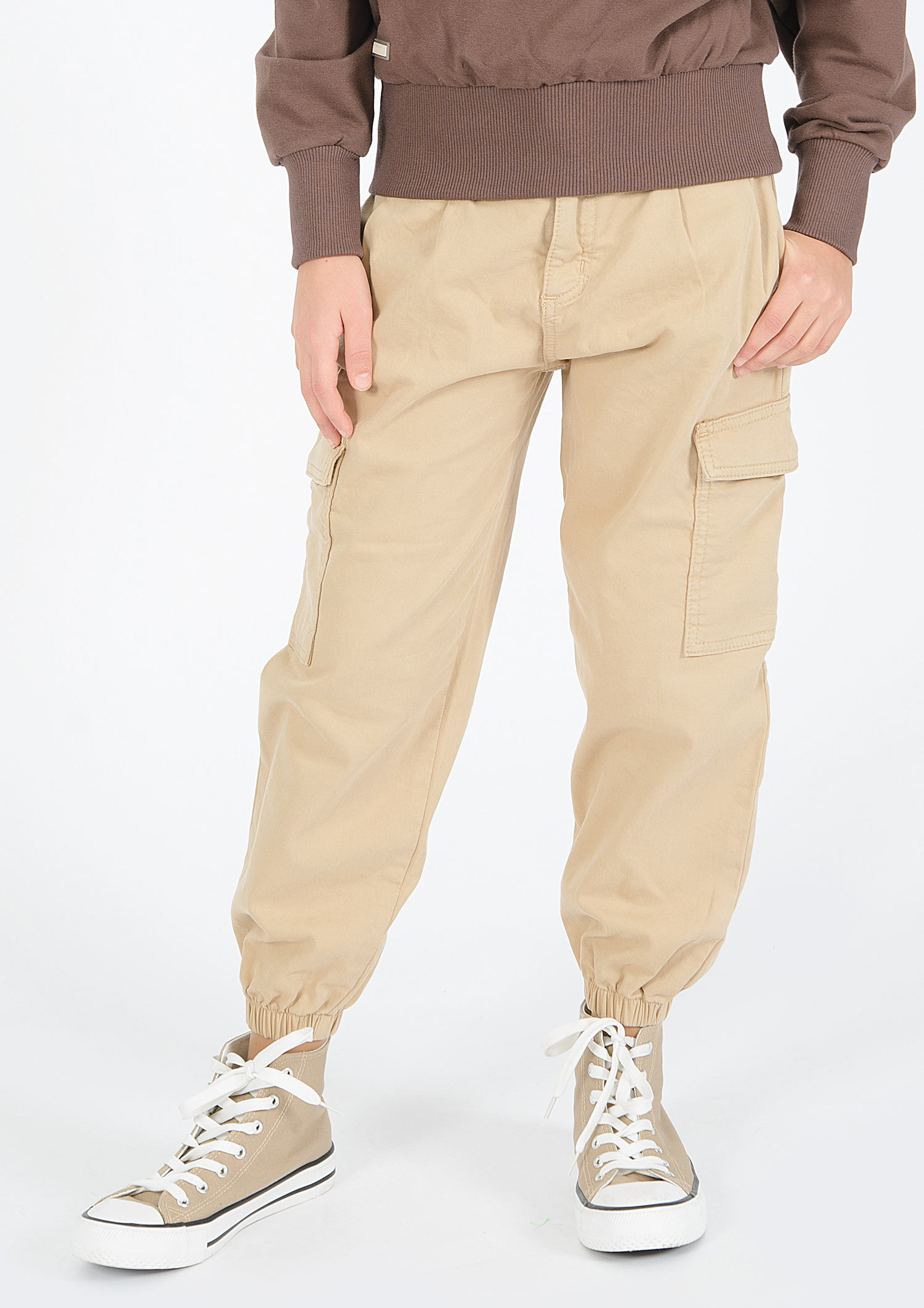 1334-Girls Super Balloon Pant Cargo, Cropped, available in Normal