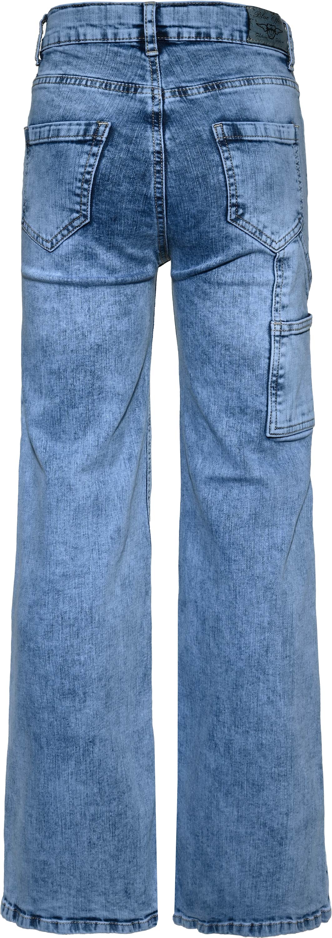 1377-NOS Girls Wide Leg Jeans Worker Style, verfügbar in Slim, Normal