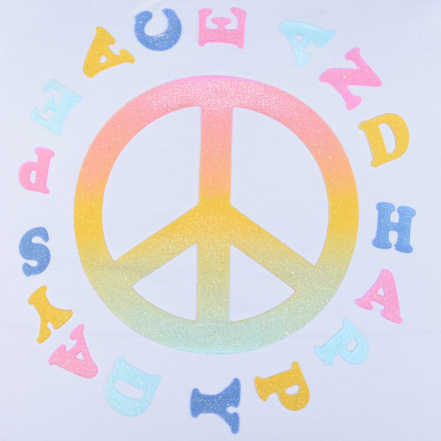 5872-JRNY Girls T-Shirt -Peace 