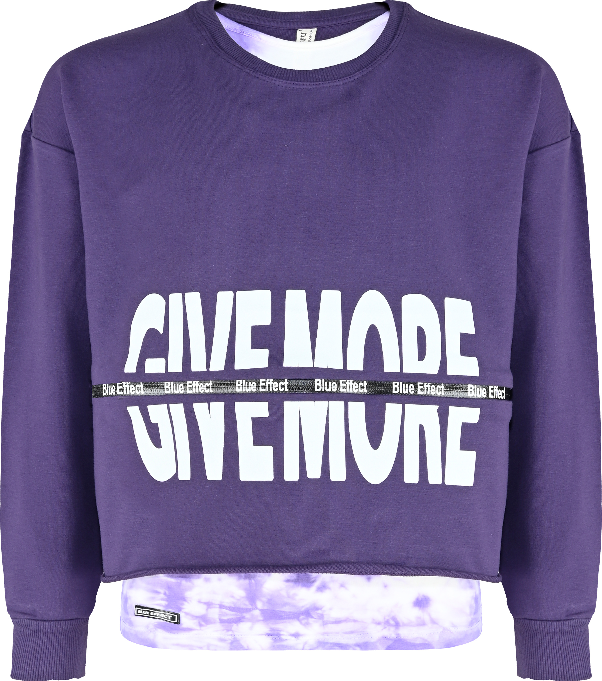 5680-Girls Boxy Sweatshirt+Top -Give More