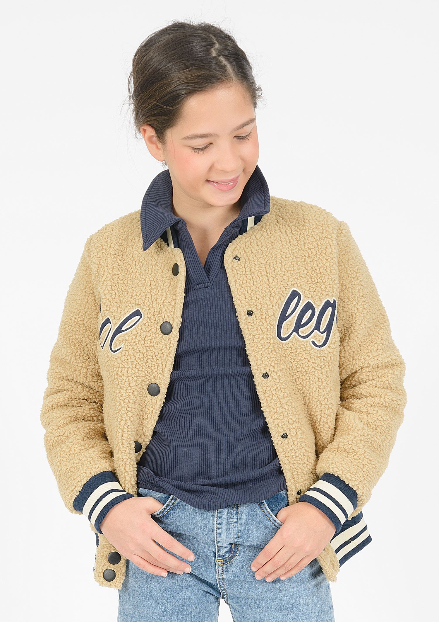 8196-Girls College Jacket