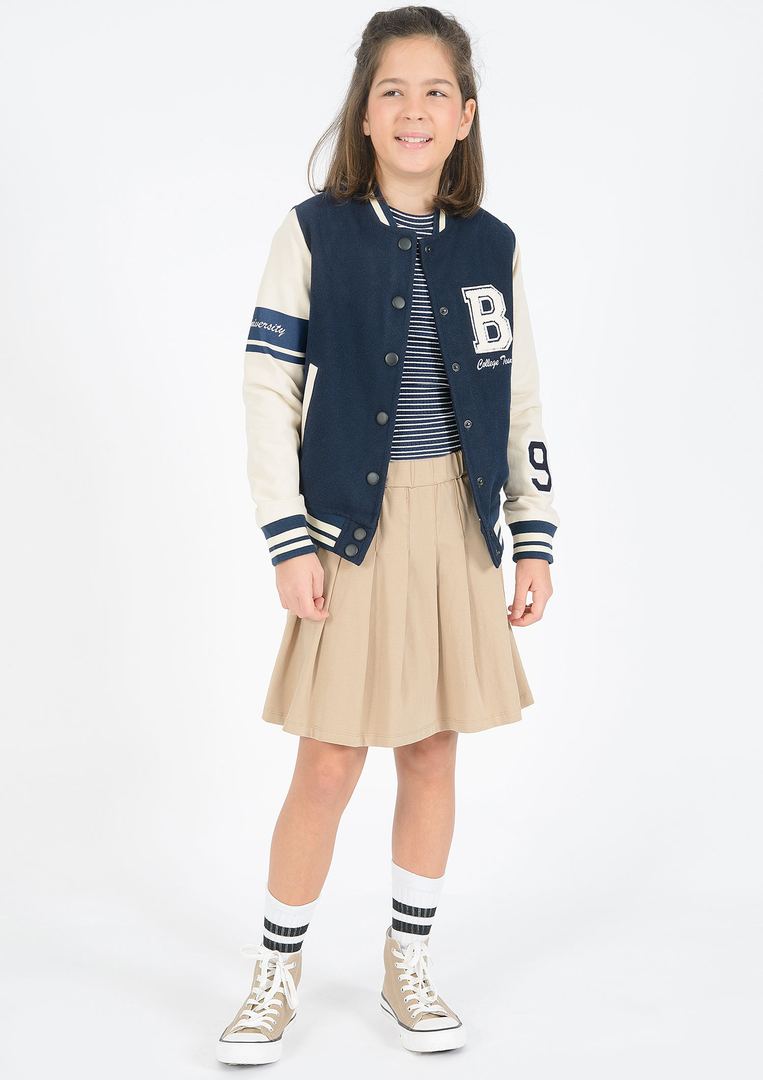 8193-Girls College Jacket -B