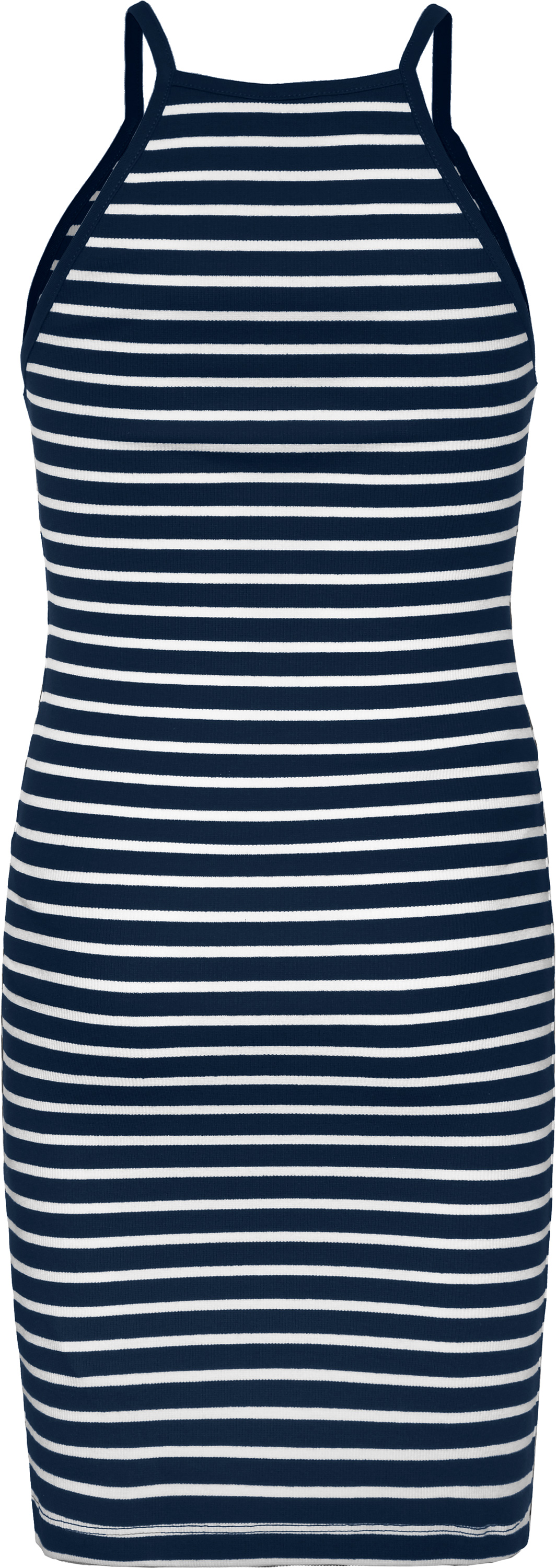 5038-Girls Stripe Halter Dress