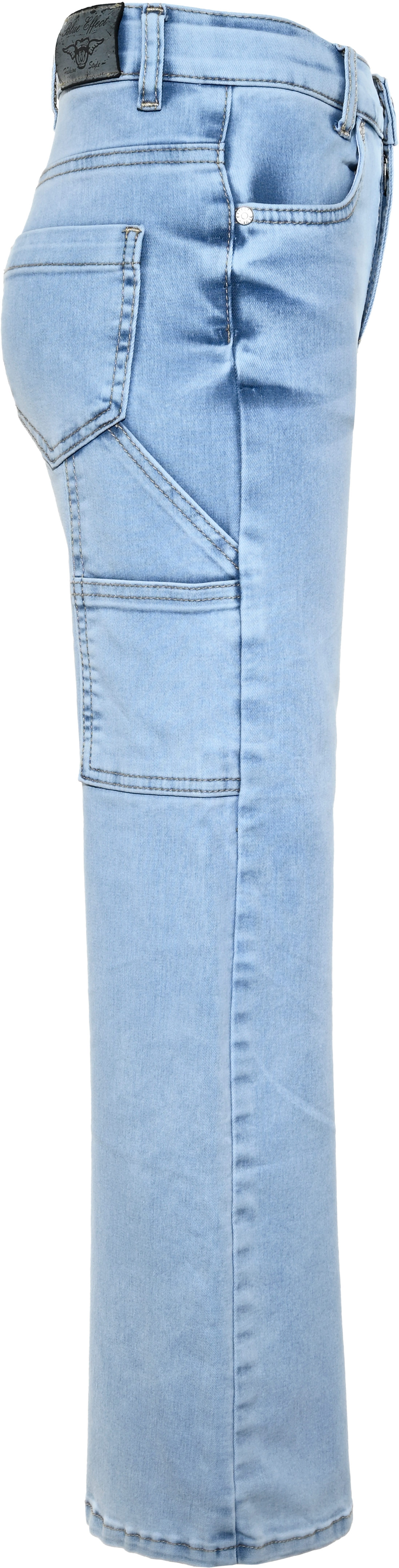 1377-Girls Wide Leg Jeans Worker Style, verfügbar in Slim, Normal, Wide