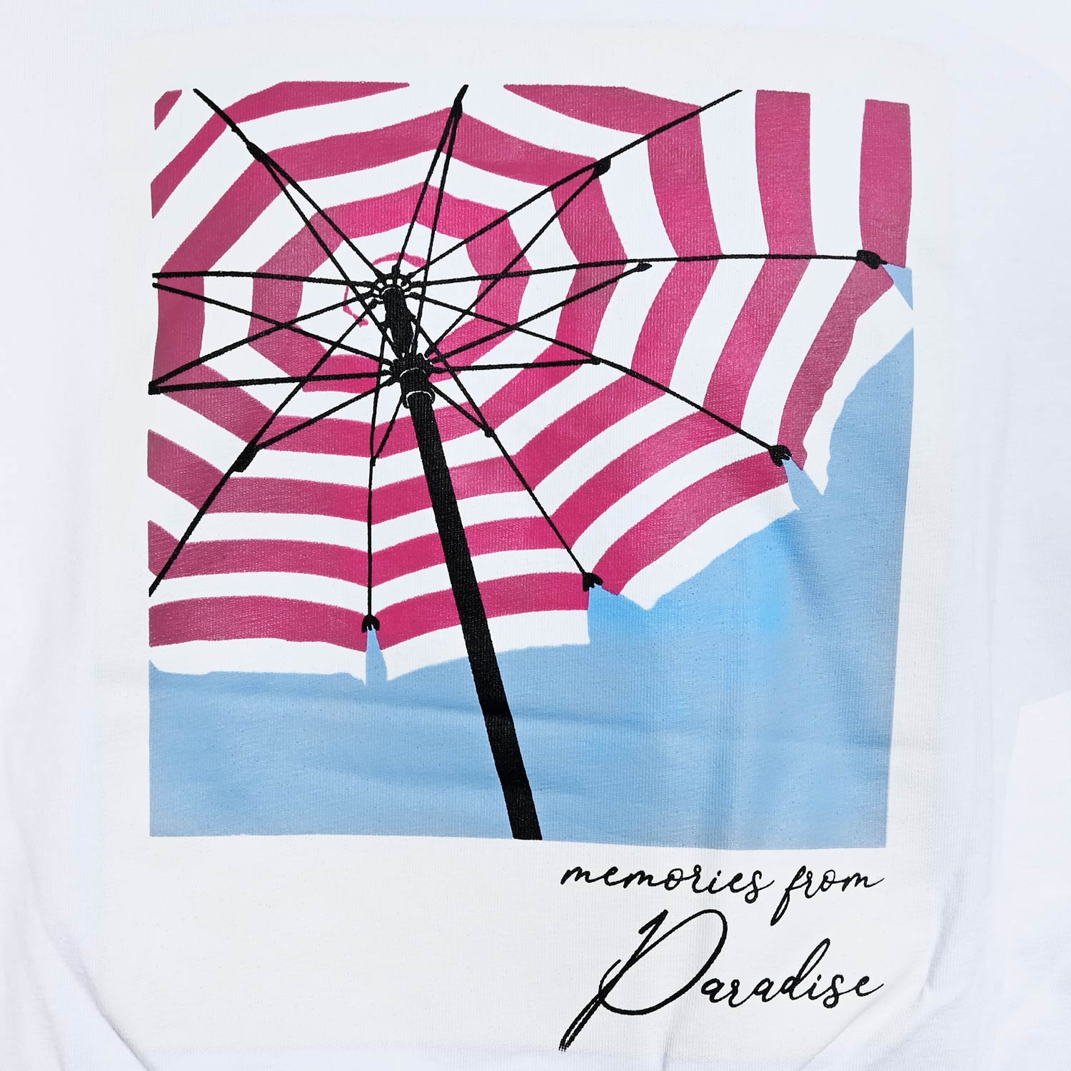 5972-Girls Crop T-Shirt -Paradise