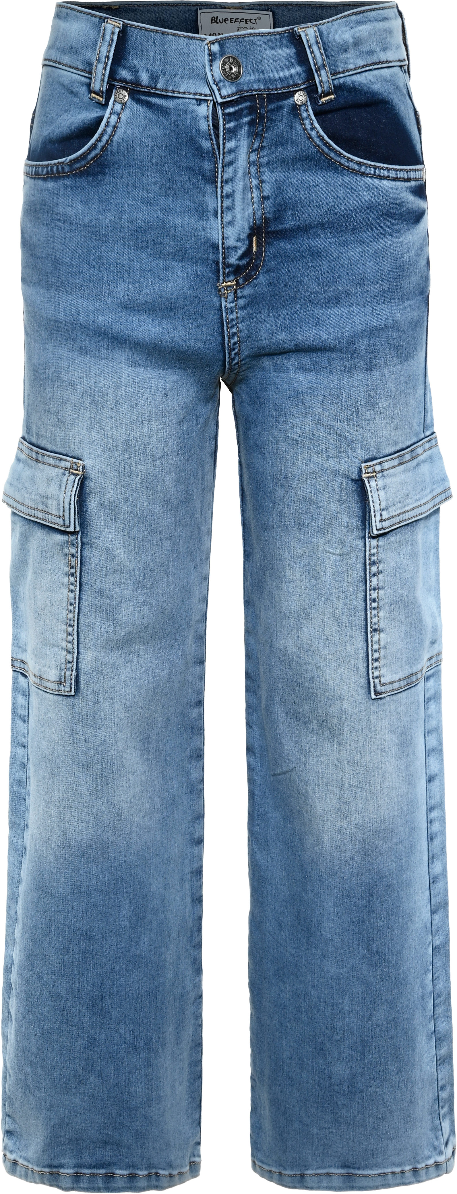 1329-Girls Wide Leg Jeans verfügbar in Slim, Normal