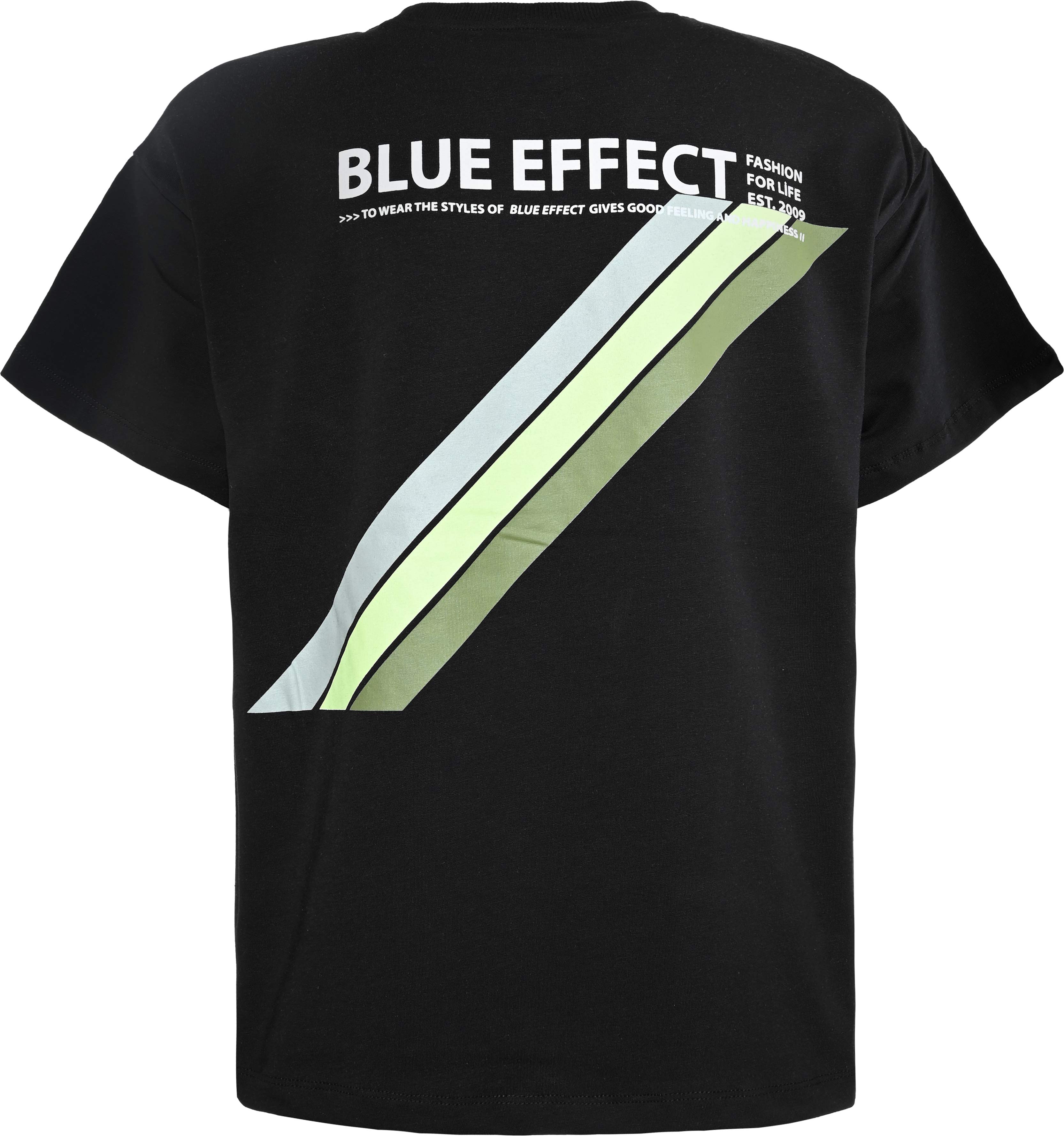 6338-Boys Oversized T-Shirt -Blue Effect