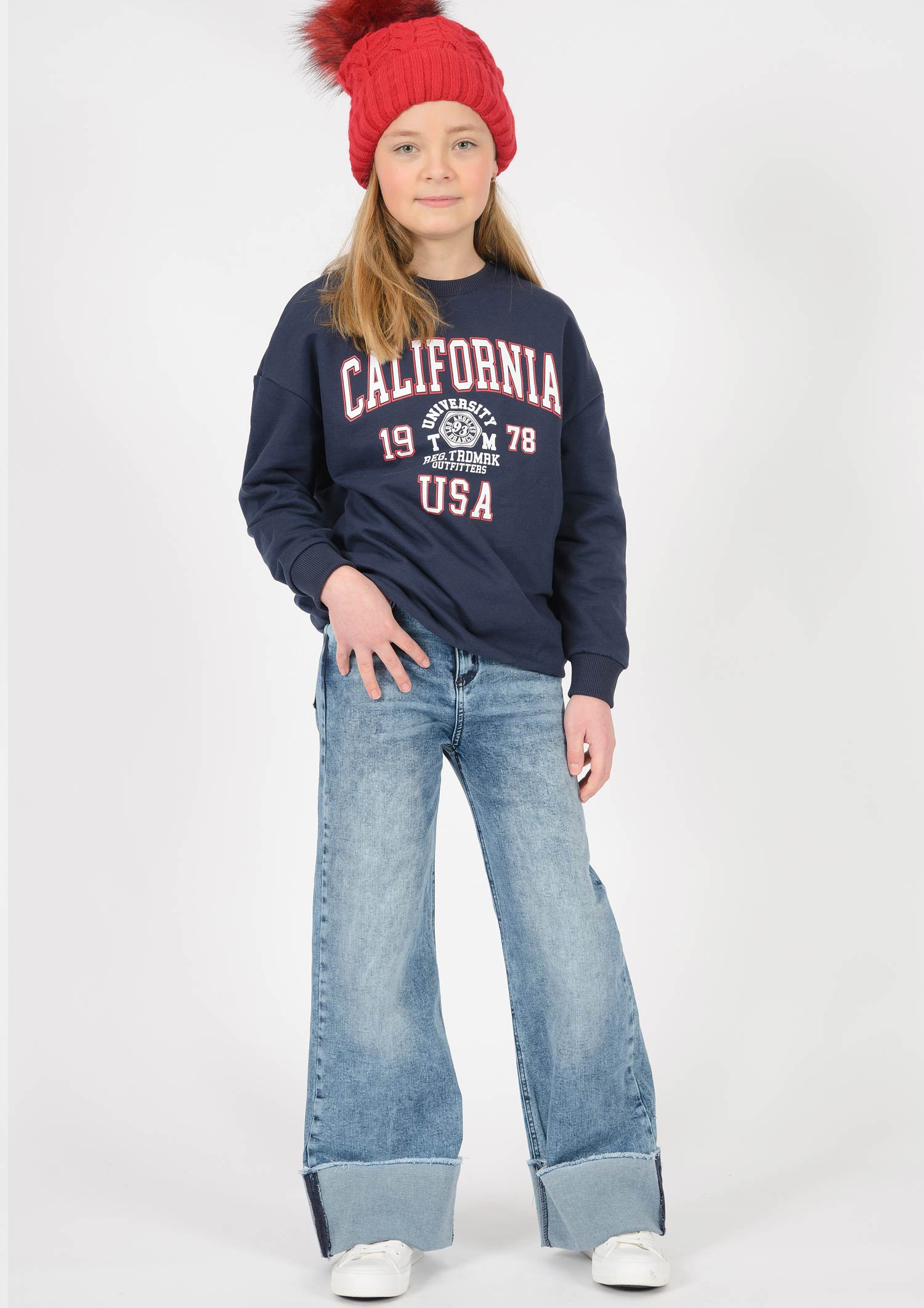 1327-Girls Straight Leg Jeans verfügbar in Slim,Normal