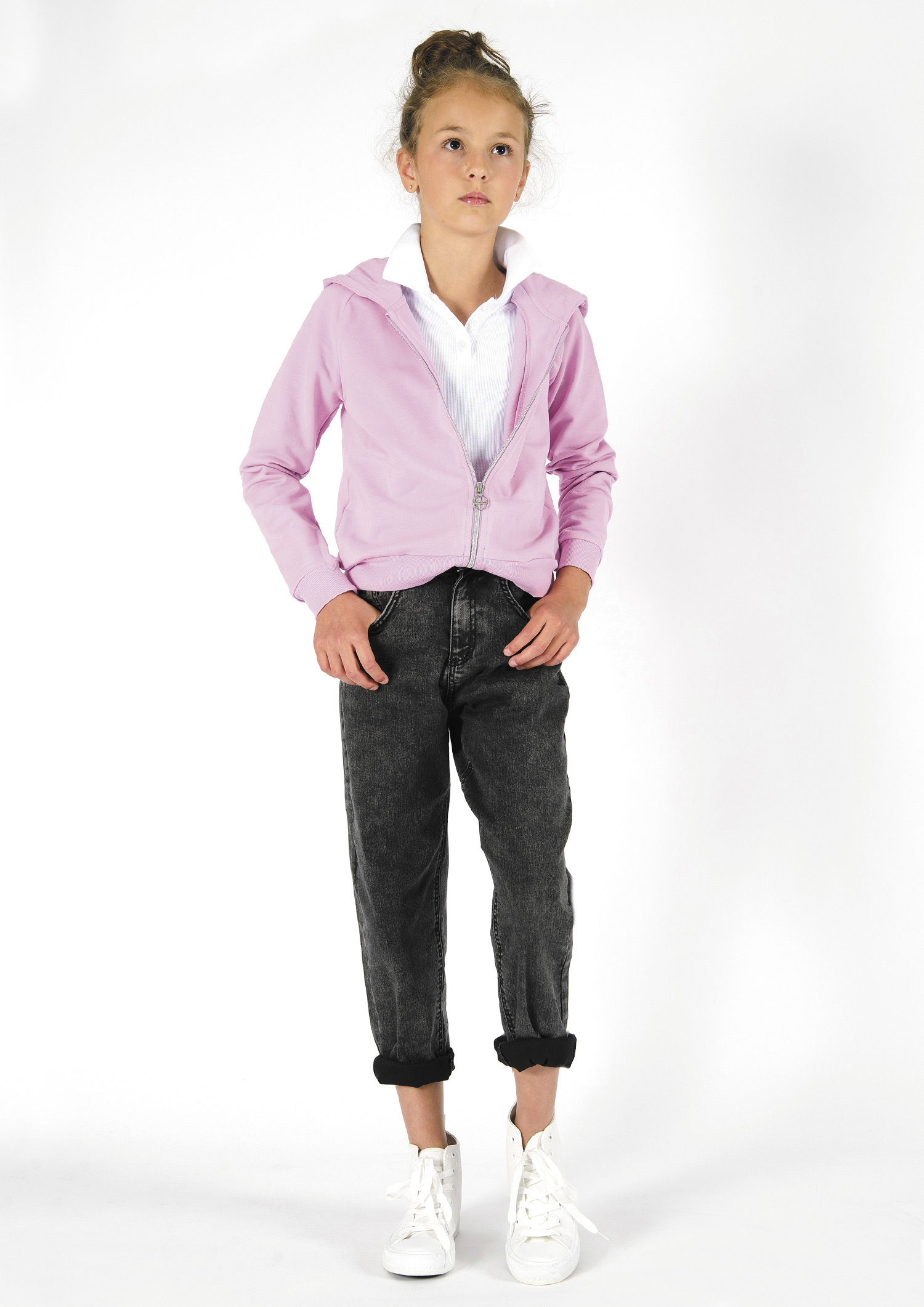 1278-NOS Balloon Fit Jeans Girls, Cropped, verfügbar in Slim,Normal