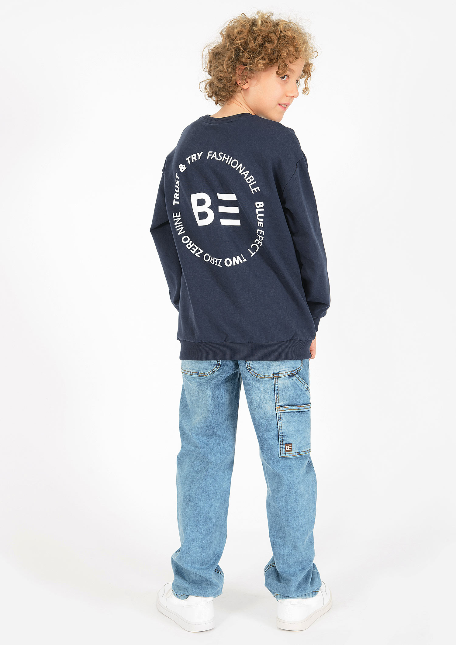 6323-Boys Oversized Sweatshirt -BE