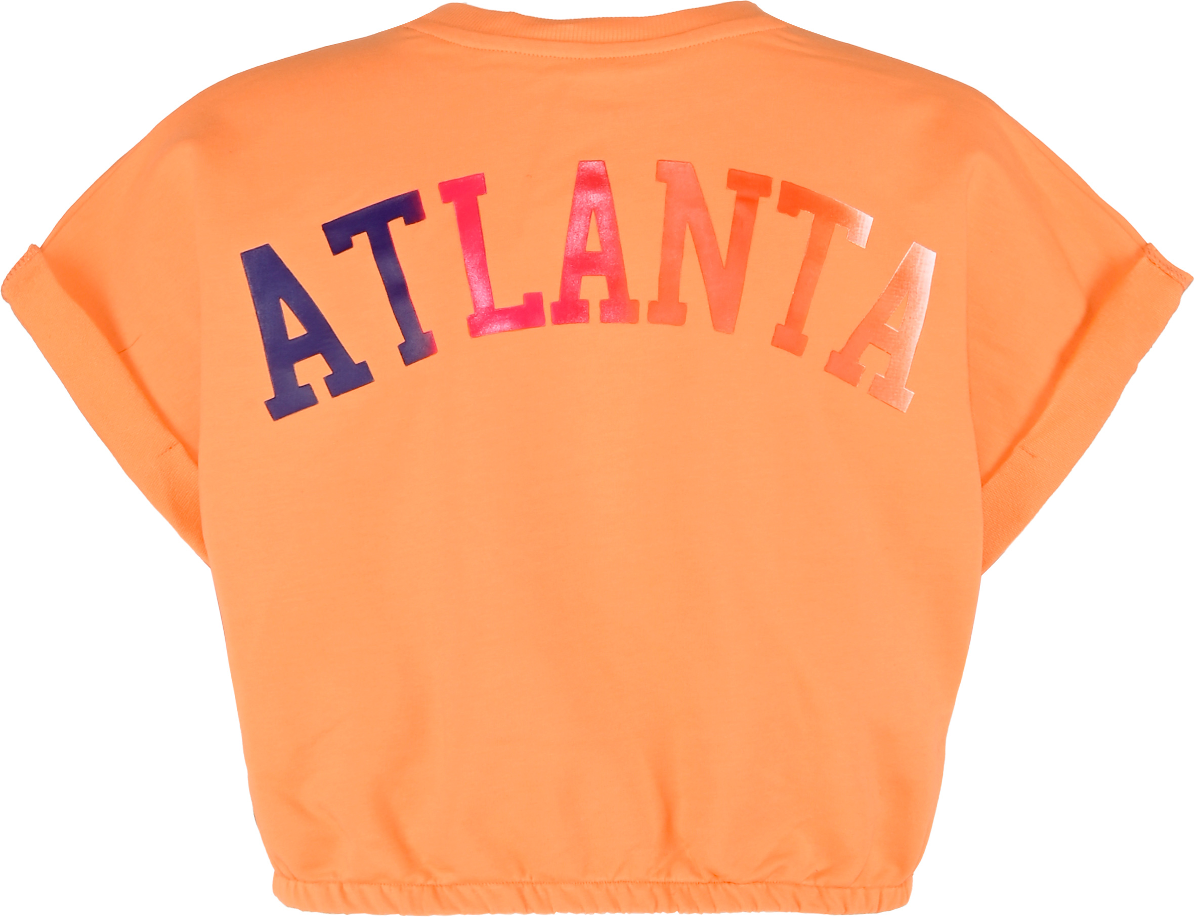 5732-Girls Sweat Boxy T-Shirt -Atlanta