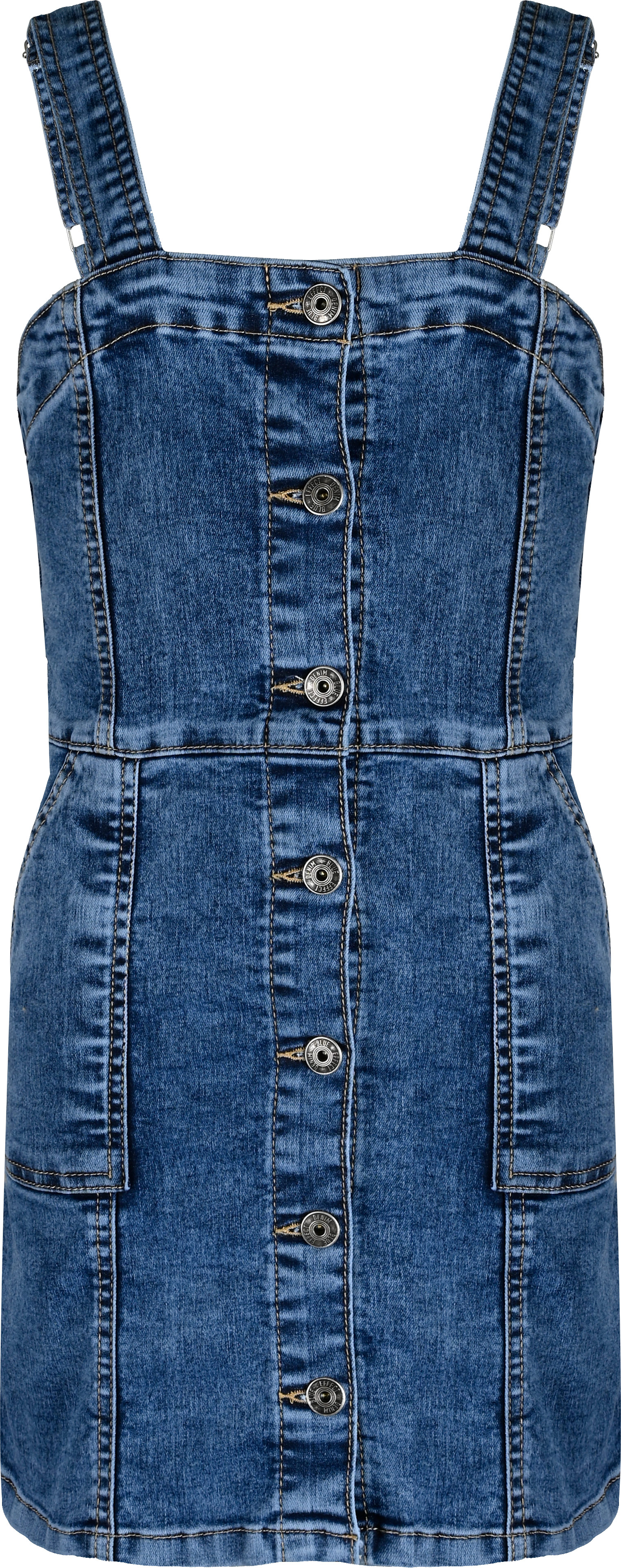 3285-Girls Overall Jean Skirt 3285-Girls Overall Jean Skirt