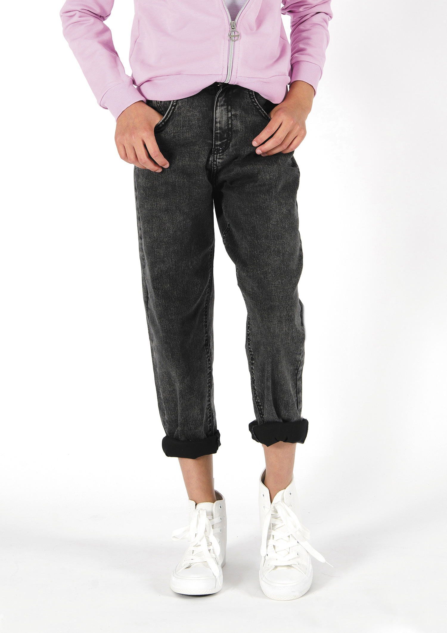 1278-NOS Balloon Fit Jeans Girls, Cropped, verfügbar in Slim,Normal
