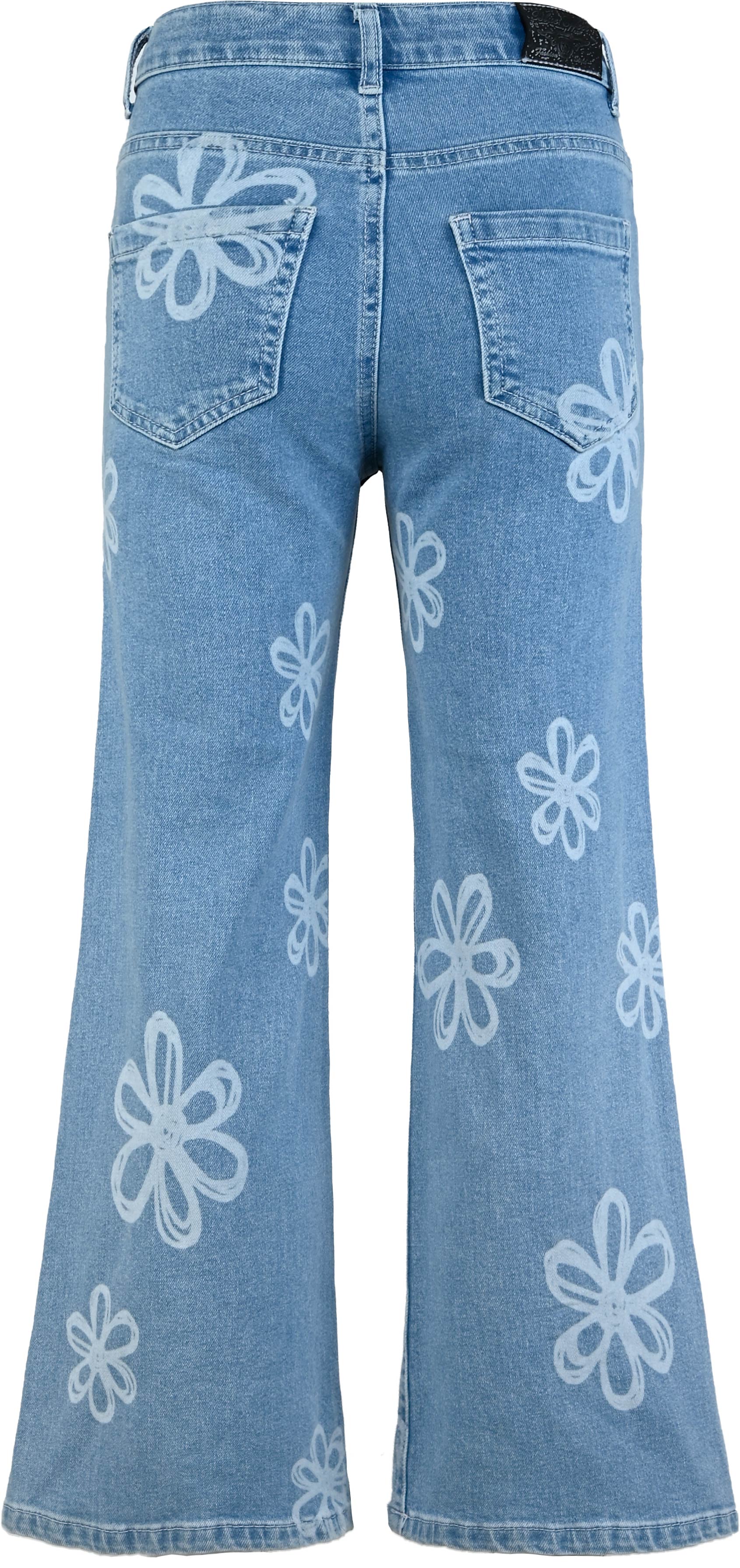1345-Girls Wide Leg Jeans available in Slim,Normal