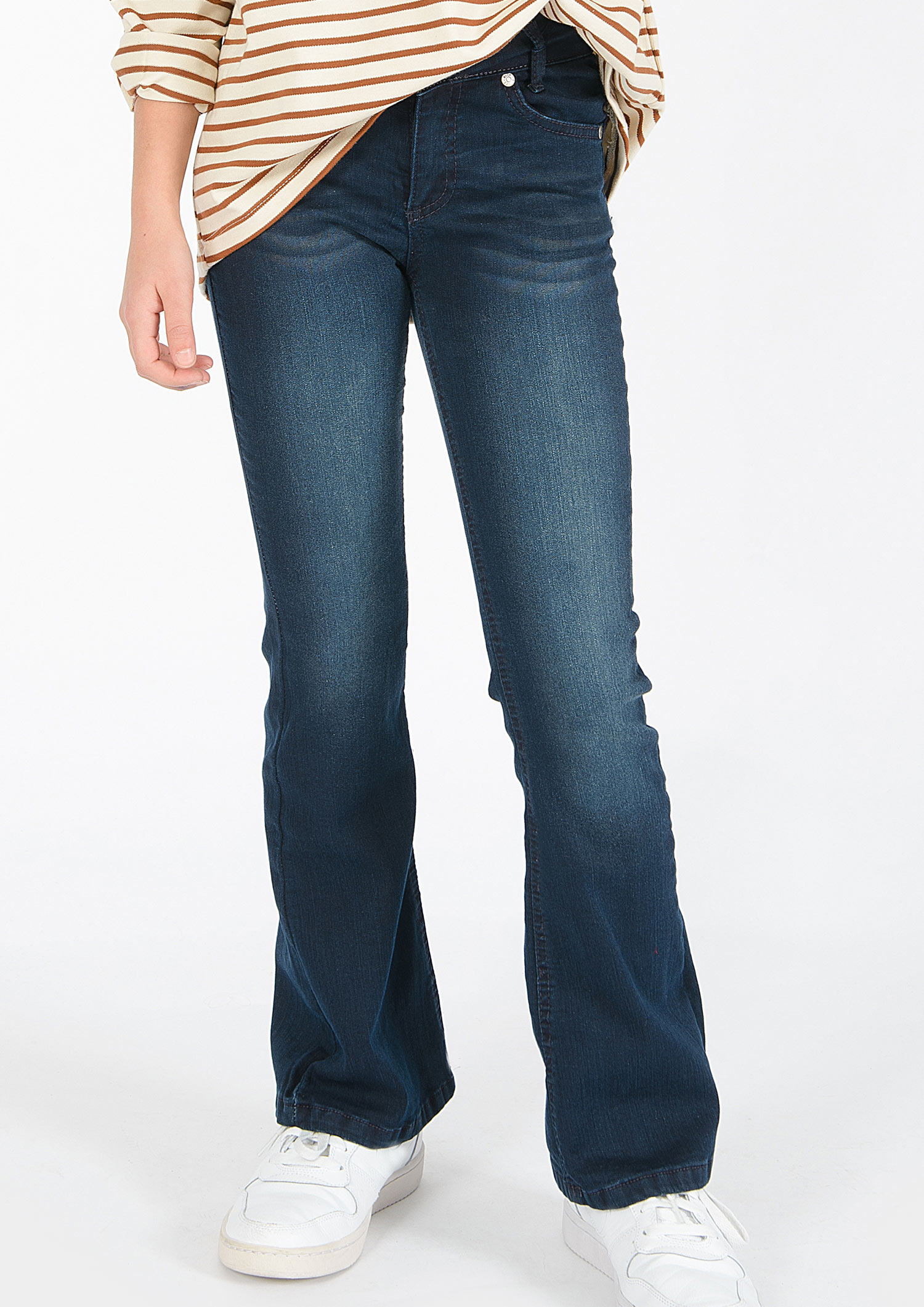 1272-Girls Flared Jeans Ultrastretch, verfügbar in Slim,Normal,Wide
