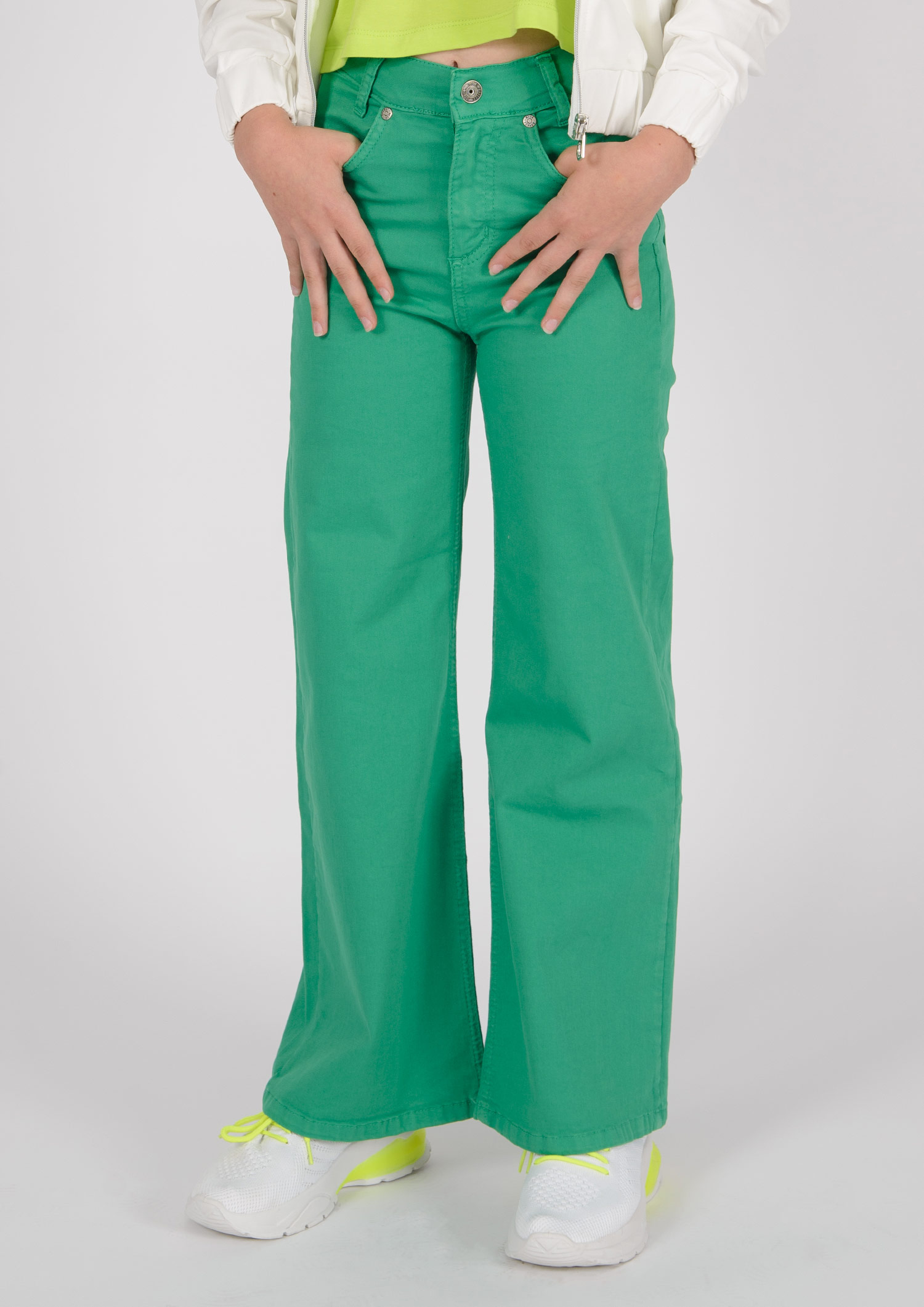 1346-Girls Wide Leg Pant verfügbar in Slim,Normal
